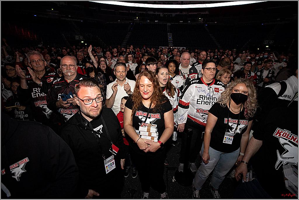 Koelner Haie Abschiedsfeier; Koeln, 22.04.2022